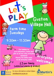 Let's Play - playgroup sessions for under 5's during term time